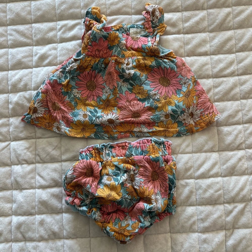 Tullabee Floral Baby Matching Set